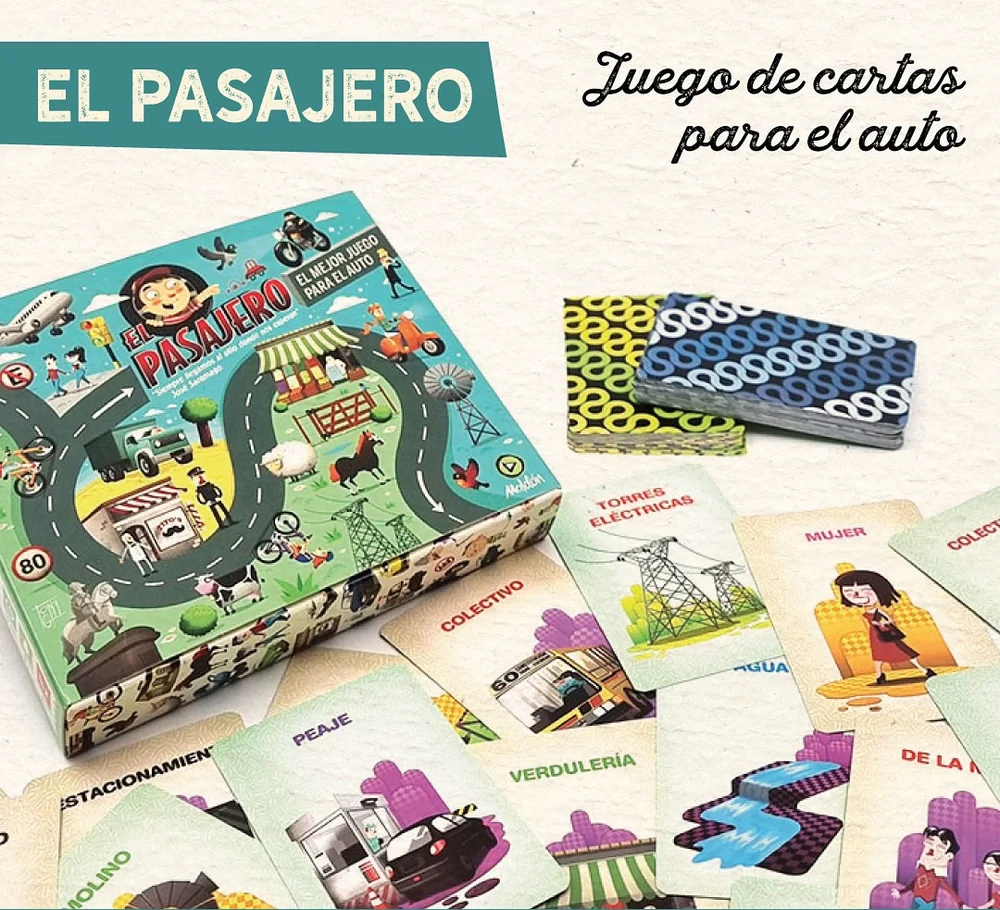 El Pasajero — juego de cartas para el auto